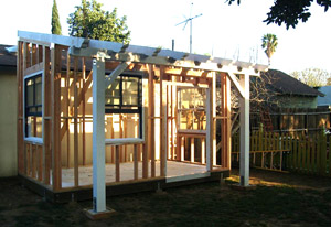 Free Standing Framed Structure